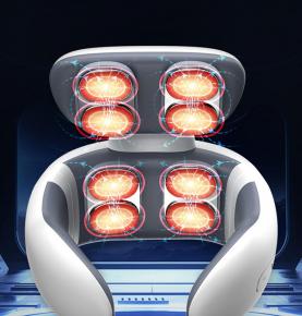 6 modes intelligent neck back massager
